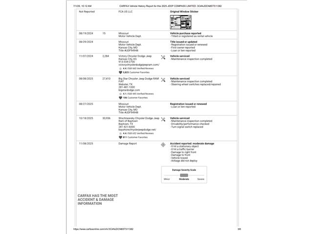 2025 Jeep Compass (CC-2086973) for sale in Ramsey, Minnesota