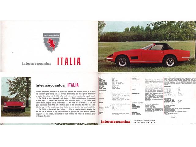 1967 Intermeccanica Italia (CC-2087013) for sale in Elkhart Lake, Wisconsin