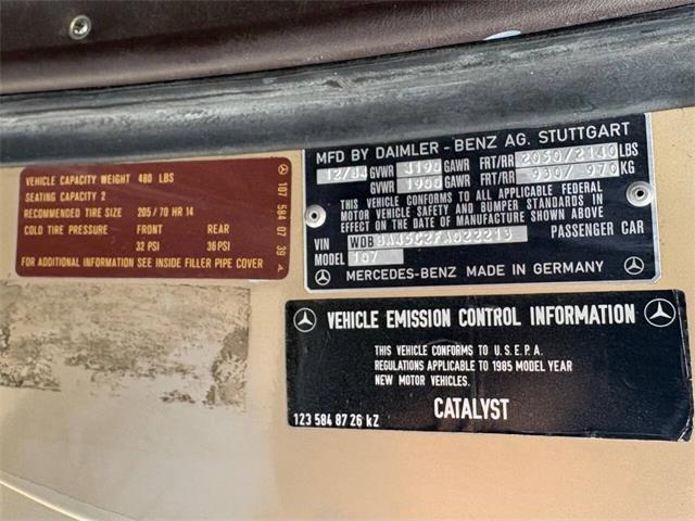 1985 Mercedes-Benz 380 (CC-2087207) for sale in Bradenton, Florida