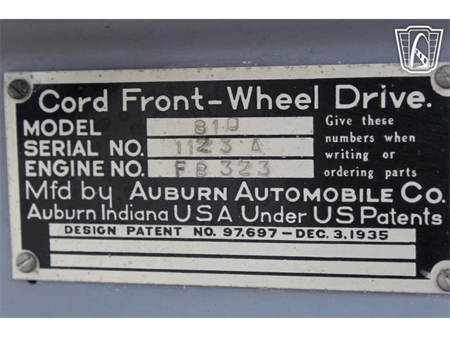 1936 Cord 810 (CC-2087217) for sale in Houston, Texas