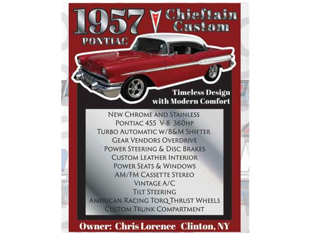 1957 Pontiac Chieftain (CC-2087438) for sale in CLINTON, New York