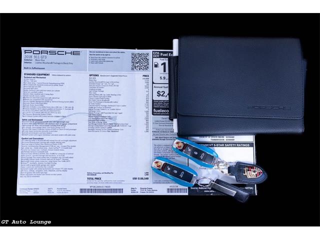 2018 Porsche 911 GT3 (CC-2087449) for sale in Rancho Cordova, California