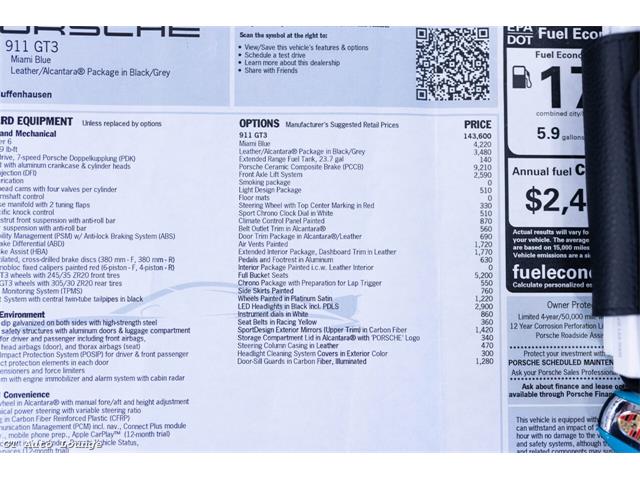 2018 Porsche 911 GT3 (CC-2087449) for sale in Rancho Cordova, California