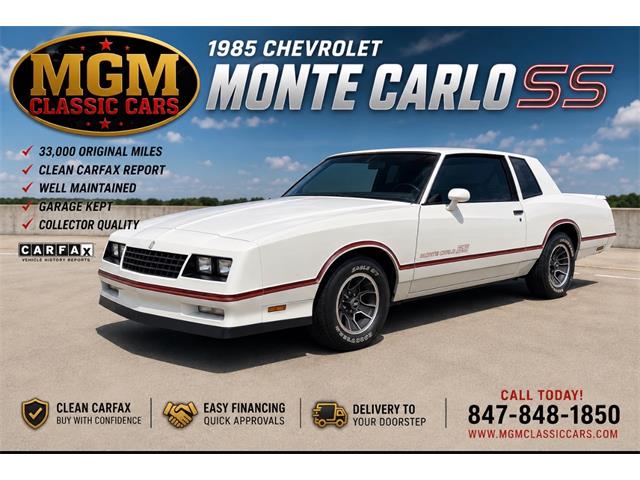 1985 Chevrolet Monte Carlo (CC-2087554) for sale in Addison, Illinois