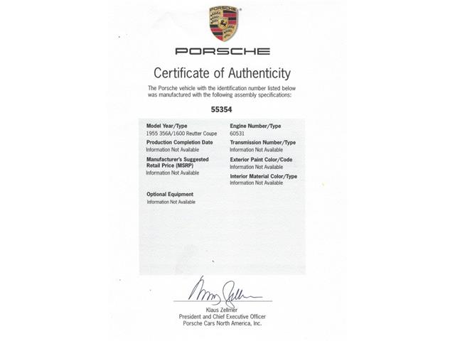 1955 Porsche 356A (CC-2080756) for sale in Beverly Hills, California