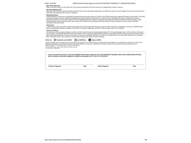 2018 Chevrolet Equinox (CC-2087585) for sale in Ramsey, Minnesota