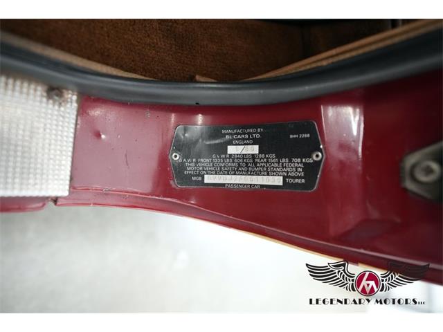 1980 MG MGB (CC-2087635) for sale in Rowley, Massachusetts