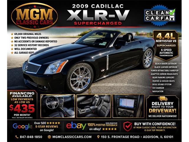 2009 Cadillac XLR-V (CC-2087713) for sale in Addison, Illinois