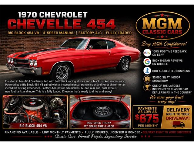 1970 Chevrolet Chevelle (CC-2087714) for sale in Addison, Illinois