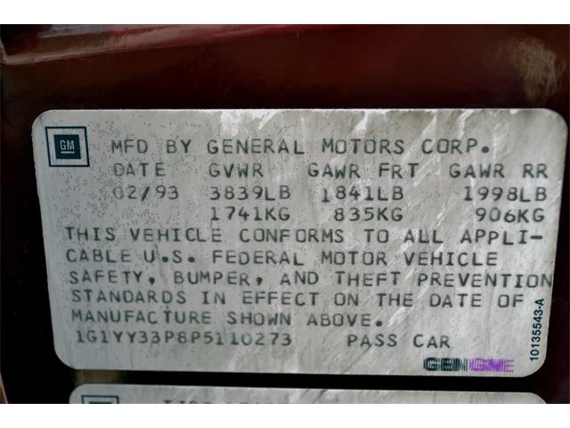 1993 Chevrolet Corvette (CC-2087898) for sale in Wheeling, Illinois