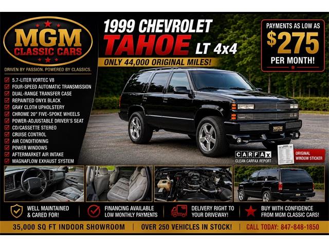 1999 Chevrolet Tahoe (CC-2087986) for sale in Addison, Illinois