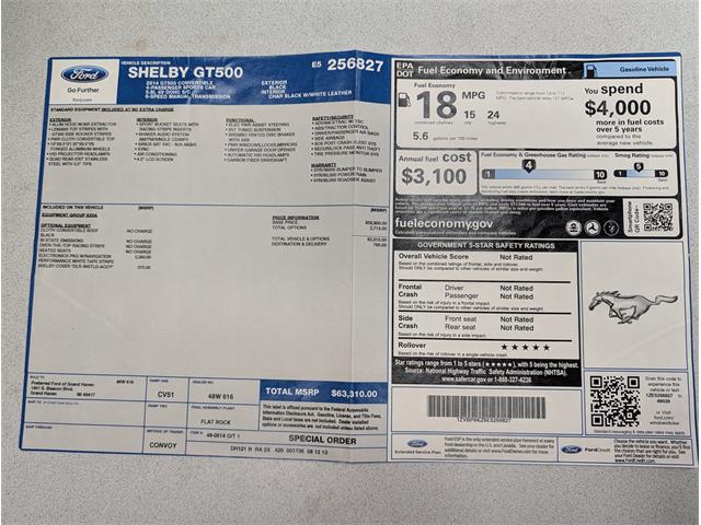 2014 Shelby GT500 (CC-2080822) for sale in SPRING LAKE, Michigan