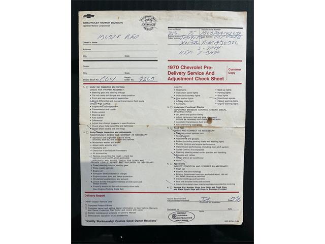 1970 Chevrolet Chevelle (CC-2088290) for sale in Depew, New York