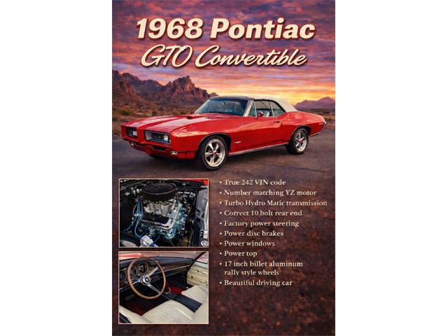 1968 Pontiac GTO (CC-2080855) for sale in Reno, Nevada