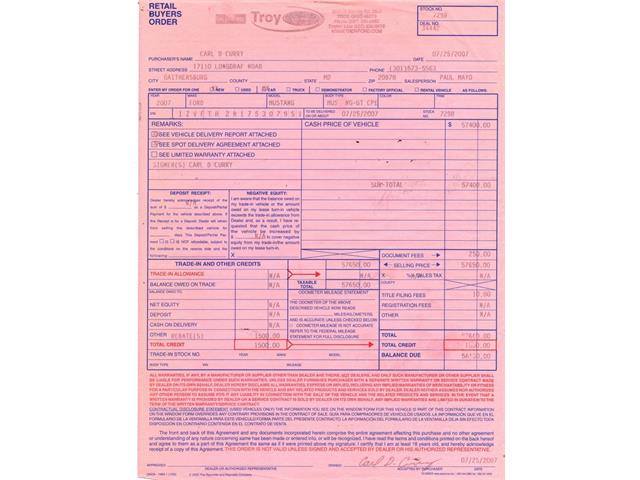 2007 Ford Mustang (CC-2088575) for sale in Greensboro, North Carolina