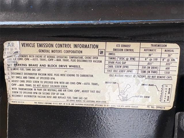 1971 Chevrolet Corvette (CC-2088588) for sale in Bradenton, Florida