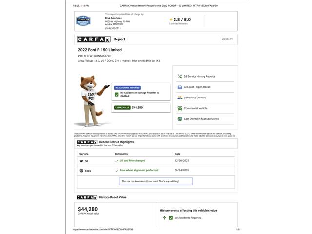 2022 Ford F150 (CC-2088649) for sale in Ramsey, Minnesota
