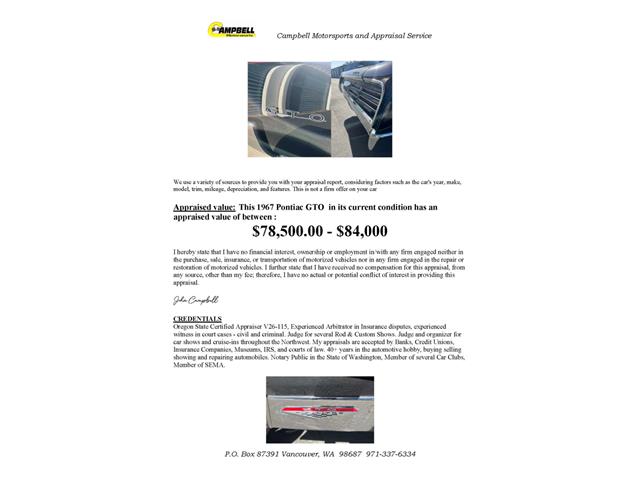 1967 Pontiac GTO (CC-2080865) for sale in Reno, Nevada