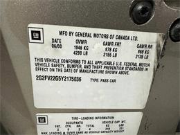 2000 Pontiac Firebird (CC-2088719) for sale in McDonald, Pennsylvania