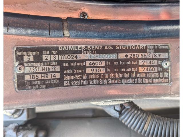 1968 Mercedes-Benz 280 (CC-2088830) for sale in Southampton, New York