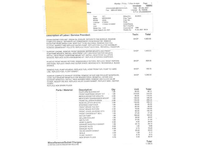 1971 Mercedes-Benz 280SL (CC-2088877) for sale in Beverly Hills, California