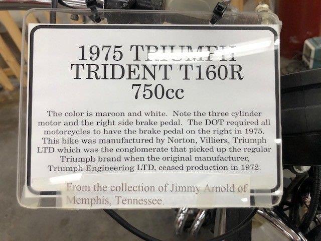 1975 Triumph Trident (CC-2088963) for sale in Concord, North Carolina