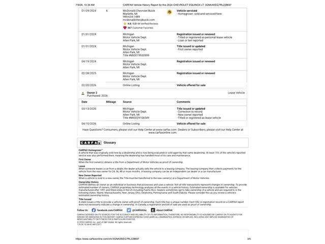 2024 Chevrolet Equinox (CC-2088968) for sale in Ramsey, Minnesota