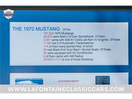 1970 Ford Mustang (CC-2089011) for sale in Milford, Michigan