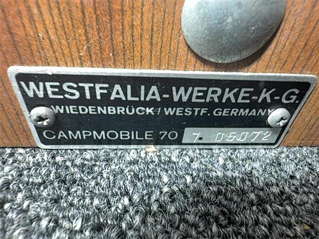 1977 Volkswagen Westfalia Camper (CC-2089018) for sale in Reading, Pennsylvania