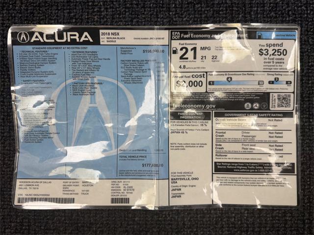 2018 Acura NSX (CC-2089221) for sale in Farmingdale, New York