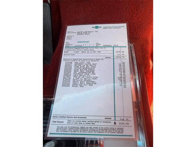 1966 Chevrolet Nova SS (CC-2089253) for sale in Reno, Nevada
