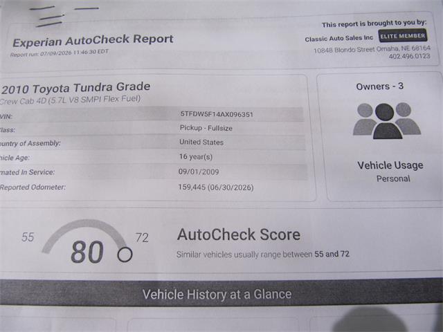 2010 Toyota Tundra (CC-2089344) for sale in Omaha, Nebraska