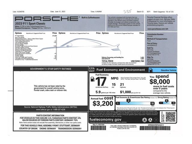 2023 Porsche 911 (CC-2089460) for sale in Scotts Valley, California