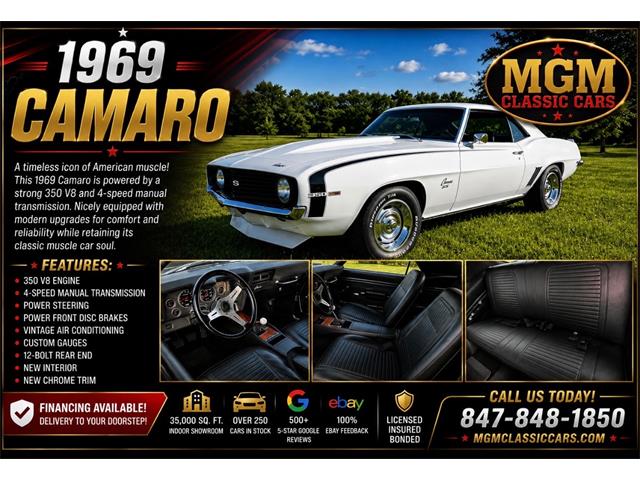 1969 Chevrolet Camaro (CC-2089529) for sale in Addison, Illinois