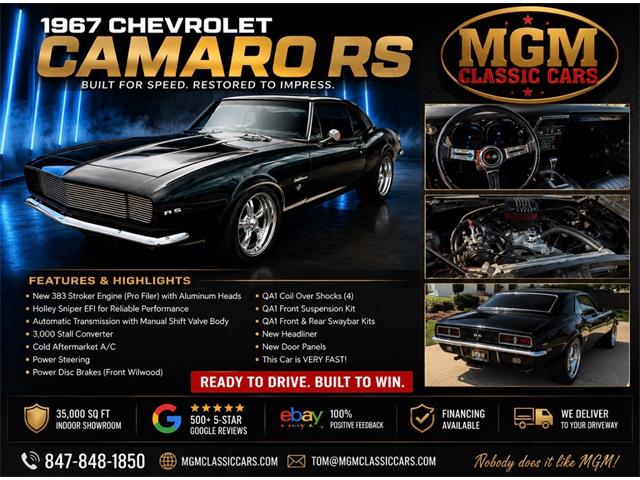1967 Chevrolet Camaro (CC-2089530) for sale in Addison, Illinois