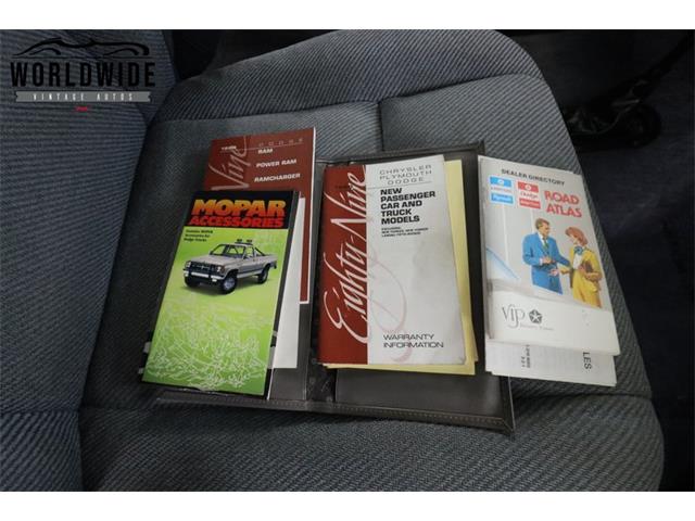 1989 Dodge Ramcharger (CC-2089659) for sale in Denver , Colorado