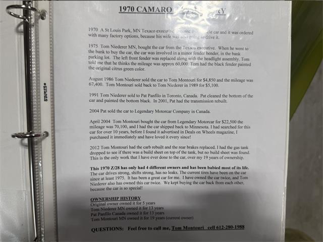 1970 Chevrolet Camaro (CC-2091010) for sale in Reno, Nevada