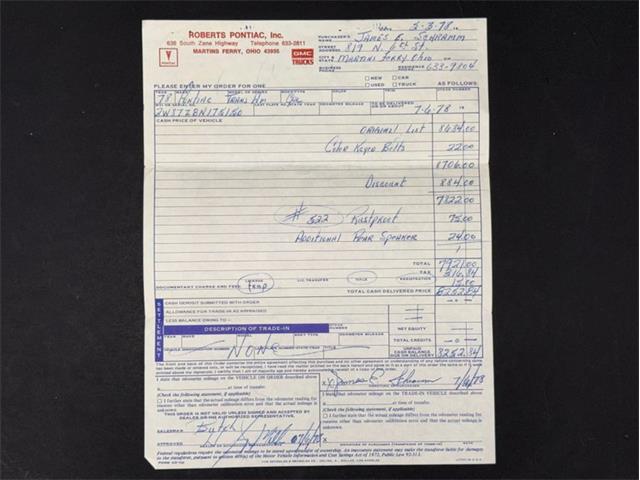 1978 Pontiac Firebird Trans Am (CC-2091035) for sale in Lincoln, Nebraska