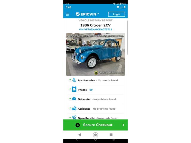 1986 Citroen 2CV (CC-2091342) for sale in Brechin, Ontario