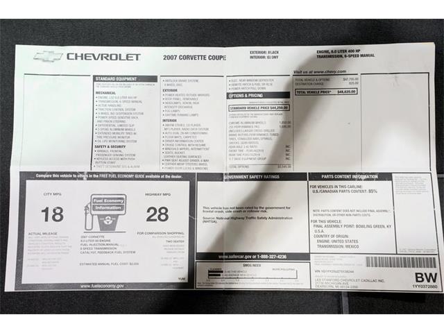 2007 Chevrolet Corvette (CC-2091411) for sale in Kentwood, Michigan