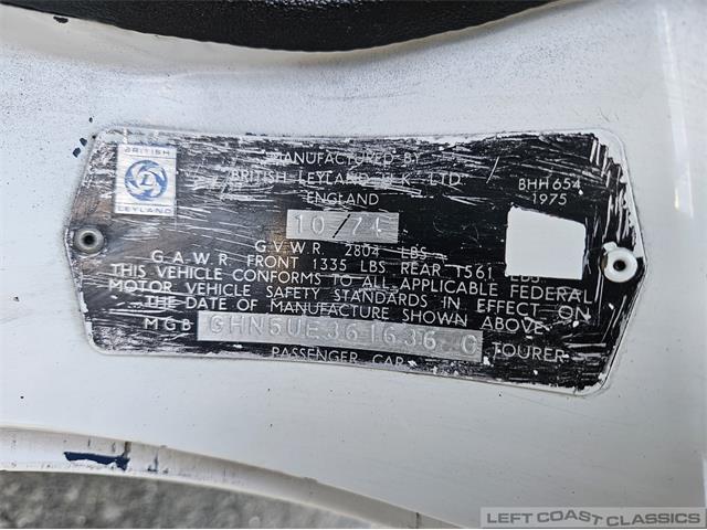 1975 MG MGB (CC-2091602) for sale in Sonoma, California