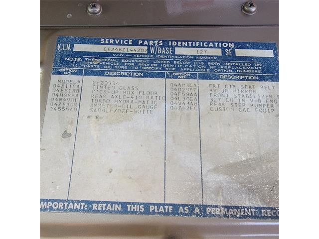 1968 Chevrolet C20 (CC-2091937) for sale in Conroe, Texas