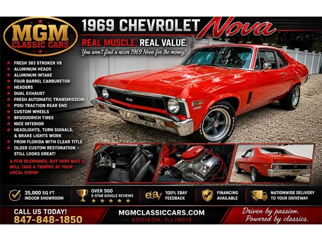 1969 Chevrolet Nova (CC-2092052) for sale in Addison, Illinois