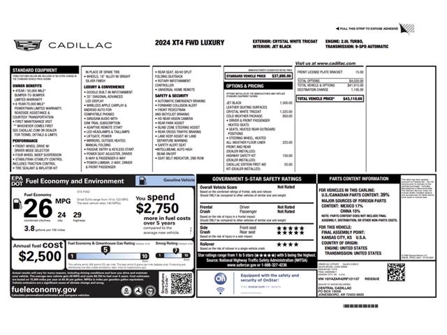 2024 Cadillac XT4 (CC-2092137) for sale in Ramsey, Minnesota