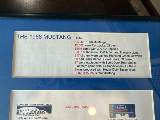 1968 Ford Mustang Fastback (CC-2092197) for sale in Greene, Iowa