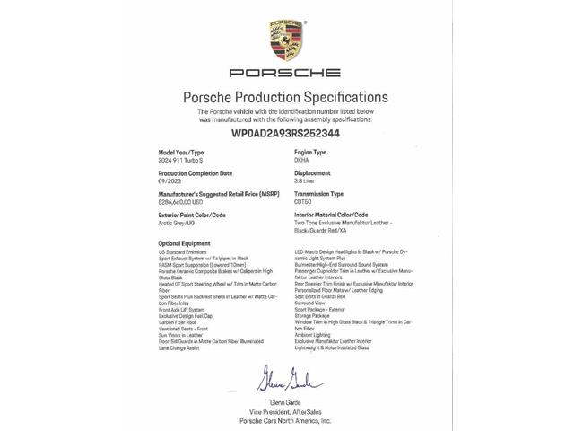 2024 Porsche 911 Turbo S (CC-2092278) for sale in houston, Texas