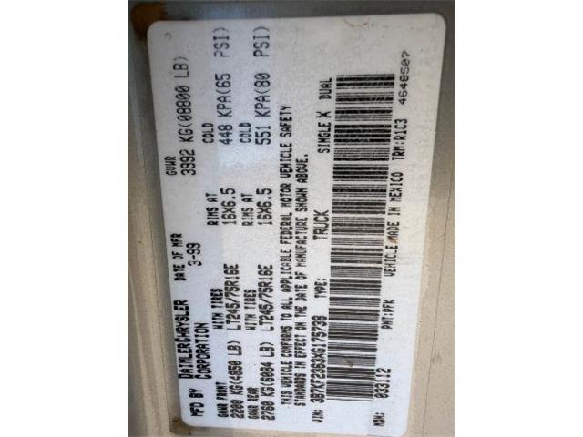 1999 Dodge 2500 (CC-2092417) for sale in Cadillac, Michigan