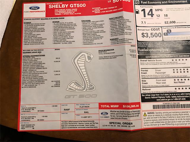 2020 Shelby Mustang (CC-2092435) for sale in Reno, Nevada