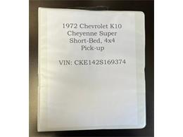 1972 Chevrolet K-10 (CC-2092441) for sale in Carrollton, Texas