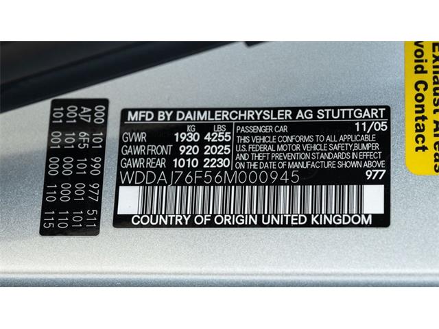 2006 Mercedes-Benz SLR (CC-2092601) for sale in Carmel, California